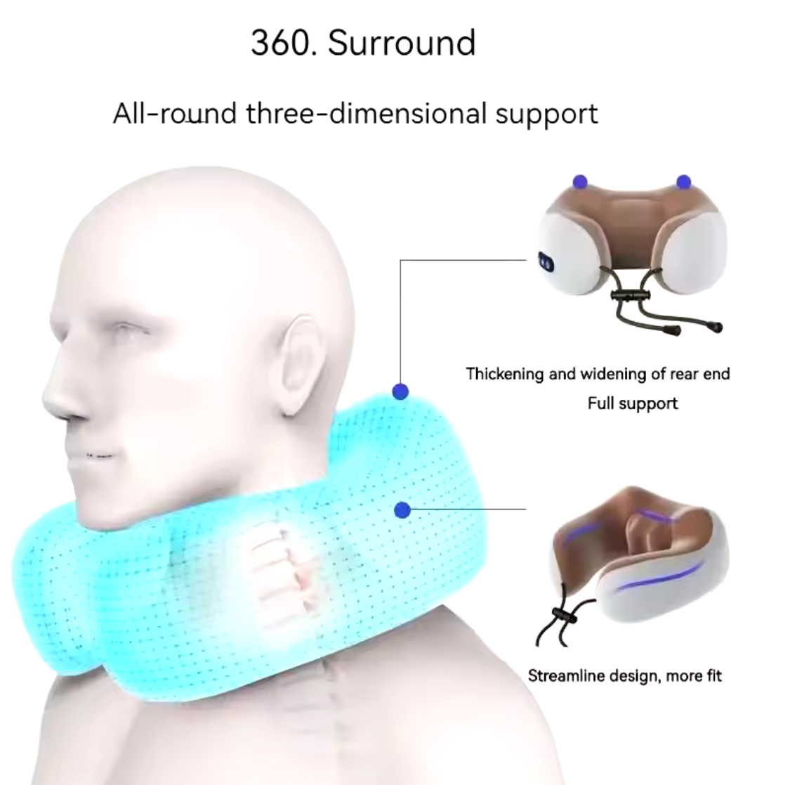 وسادة تدليك رقبة